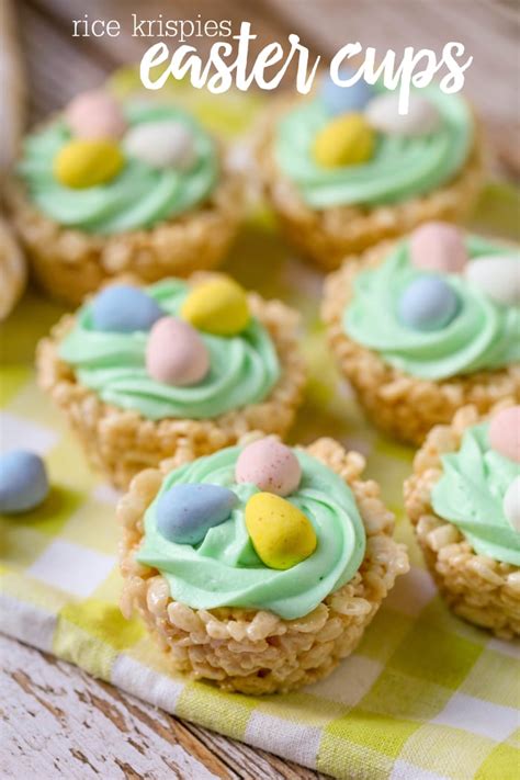 An easy shape for little hands to mold and decorate. Rice Krispie Easter Nests (+VIDEO) | Lil' Luna