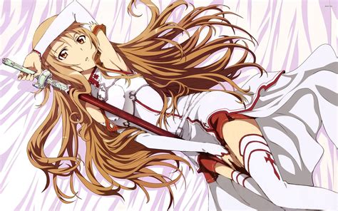 Hd wallpaper sword art online asuna yuuki one person white background wallpaper flare / for windows 7 who wants this. Asuna Wallpapers - Wallpaper Cave