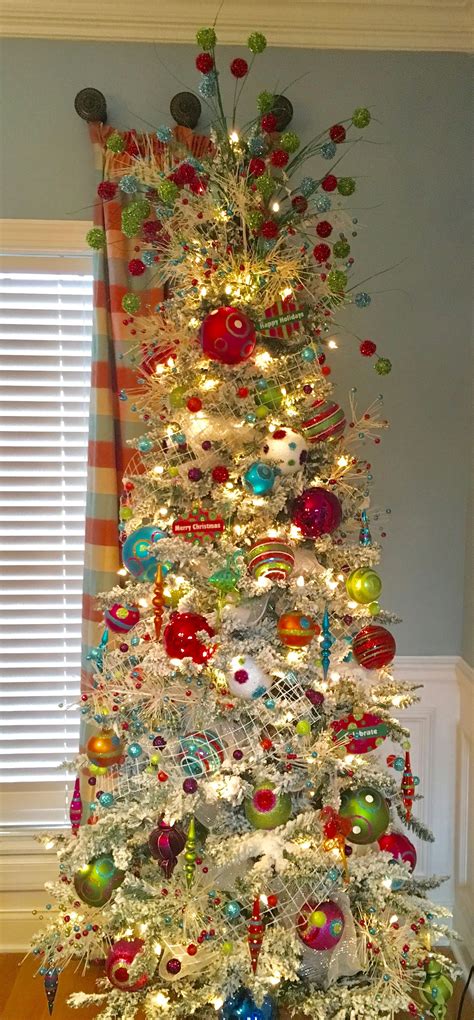 20 multi color christmas tree decorating ideas