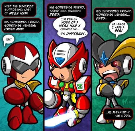 Megaman And Zero And Bass