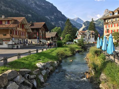 Kandersteg And Its Mountain Scenery In Switzerland Butterandfly