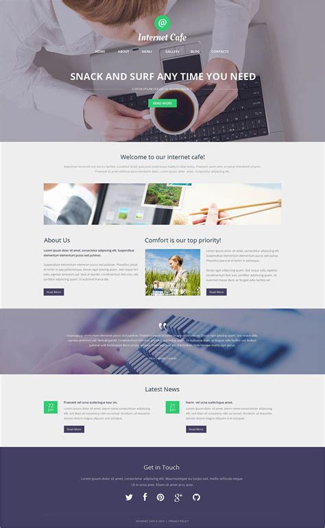 Html5 web templates are the perfect solution for building a powerful website for your business. 17+ Best Flat Design Website Templates | Free & Premium ...