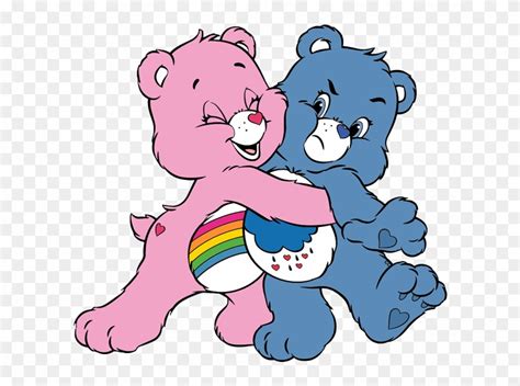 Download Caring Care Bears Andusins Clip Art Images Cartoon Lovealot Bear And Grumpy Bear