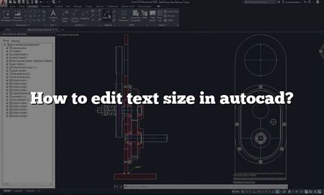 How To Edit Text Size In Autocad