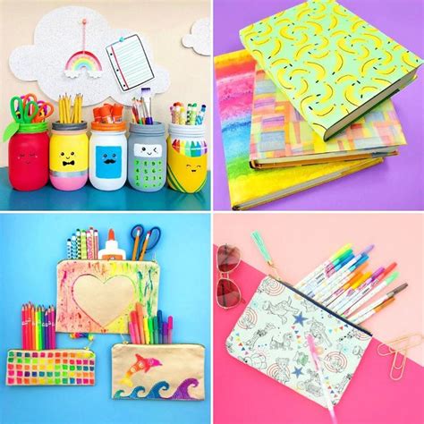25 Diy School Supplies To Do For Back To School Kids Blitsy