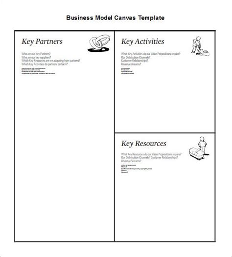 Download 45 48 Business Model Canvas Template Word Free  