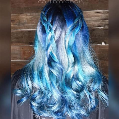 Hairstyles And Beauty Blue Ombre Hair Hair Color Pictures Hair Color Blue