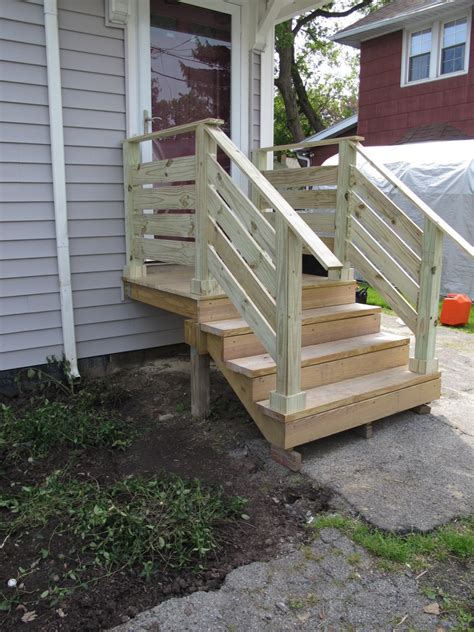 Diy Front Porch Steps How To Build Outdoor Wooden Steps To Spruce Up