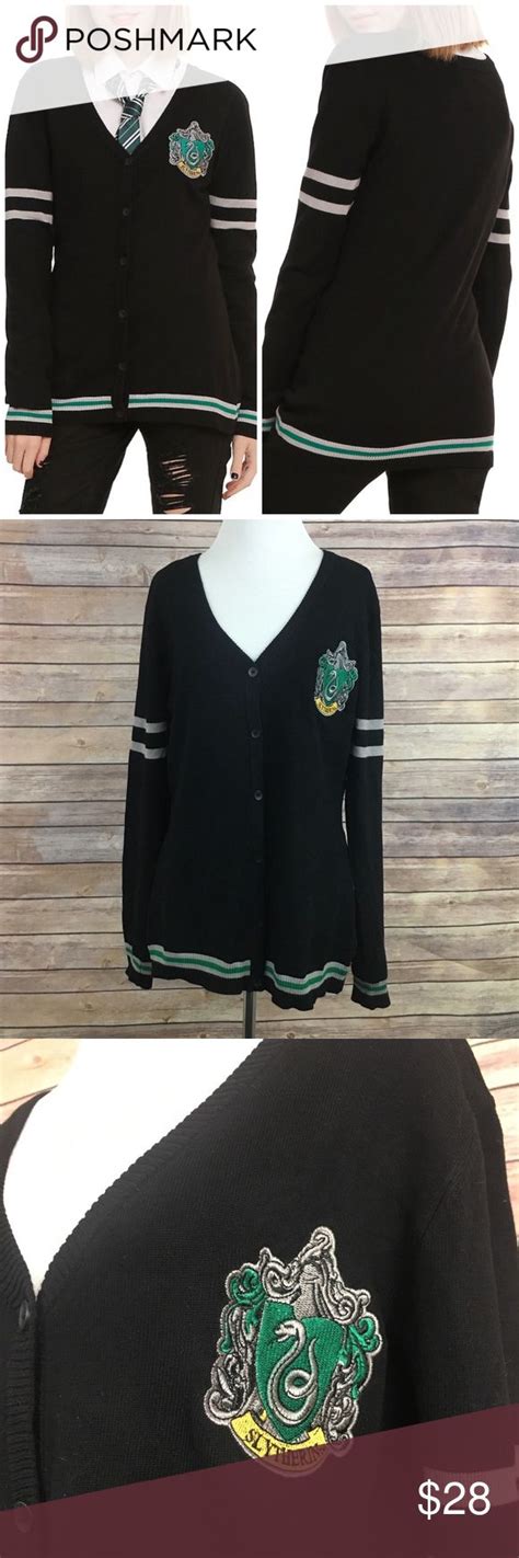 Hot Topic Harry Potter Slytherin Cardigan Hot Topic Shirts Hot Topic