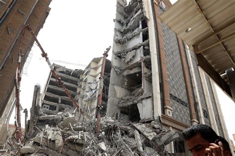 At Least Four Dead 80 Trapped Under Rubble In Iran Building Collapse