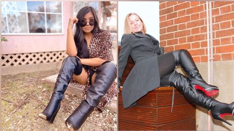 Ravishing Western Leather Thigh High Boots Boots Collection Of