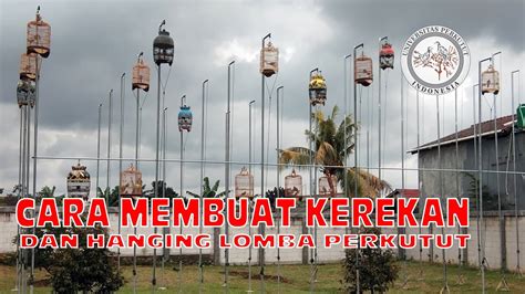 Cara Membuat Kerekan Hanging Lomba Seni Suara Burung Perkutut YouTube