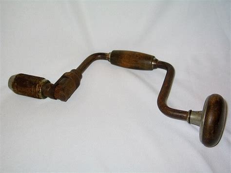 Vintage Stanley Bit Brace Ratcheting Drill Wood By Webcorner