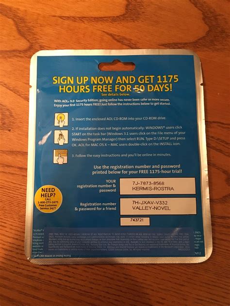 New Aol America Online 90 Optimized Software Disc Cd 3 Months Free