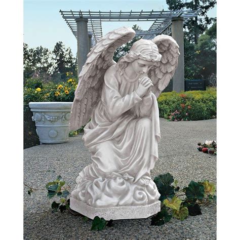 Design Toscano The Praying Basilica Angel Statue Angel Garden Statues