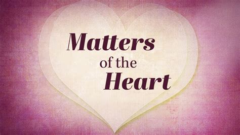 The Heart Of The Matter Fbc West