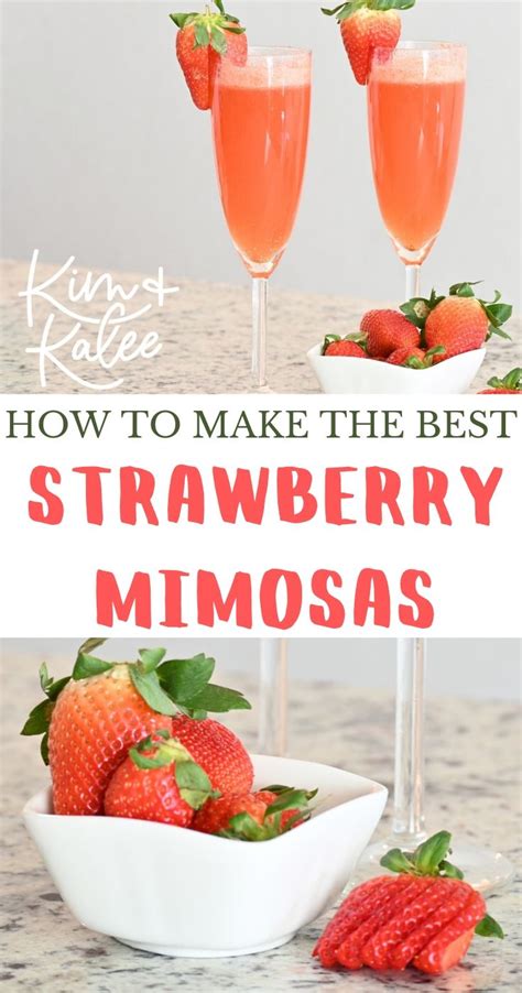 Easy Strawberry Mimosa Recipe Without Orange Juice
