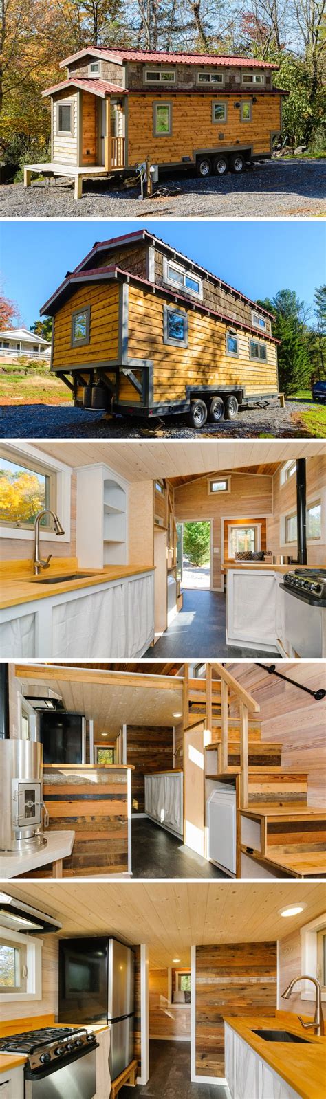 Tiny House With An Eye Catching Exterior Consisting Of Cedar And Poplar