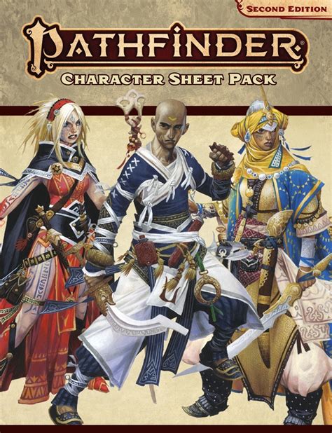 Pathfinder Rpg Character Sheet Pack 2nd Edition At Mighty Ape