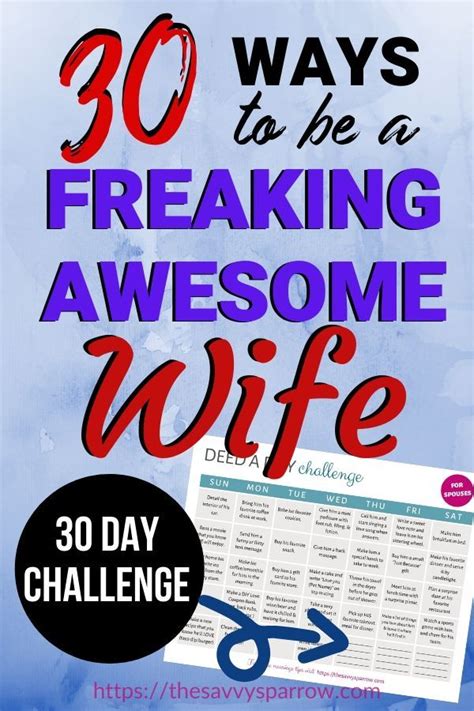 Nice Things To Do For Your Husband A 30 Day Challenge Marriage