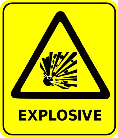 Safety Sign Explosive Signssymbolsafetysignssafetysigns2