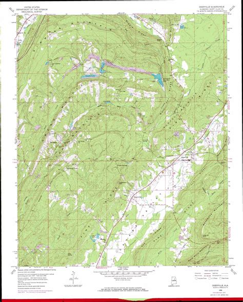Odenville Topographic Map Al Usgs Topo Quad 33086f4