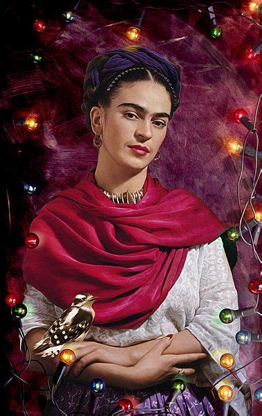 Over frida kahlo geraken we niet uitgeschreven. Kunstwerk: 'Frida Kahlo' van Harald Fischer | Frida kahlo ...