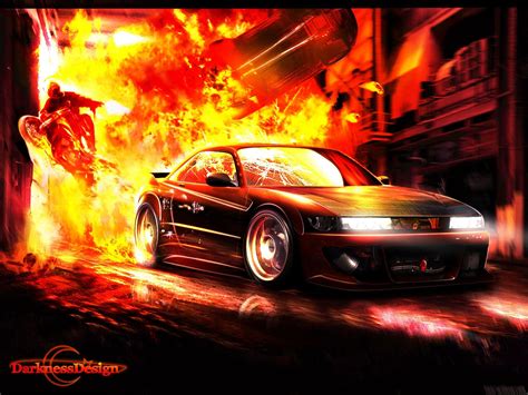 Fire Cars Wallpapers Top Free Fire Cars Backgrounds Wallpaperaccess