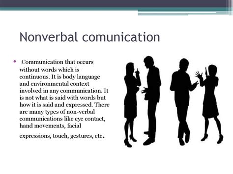 Non Verbal Communication Types Non Verbal Communication Clipart 6