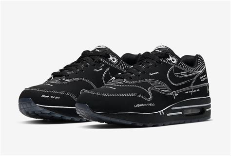 Shop men, women & kids' air max sneakers today! Official Images: Nike Air Max 1 Black Schematic ...