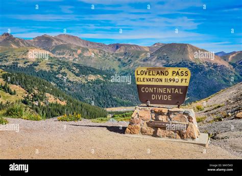 Loveland Pass Is A High Mountain Pass In The Western Usa At An