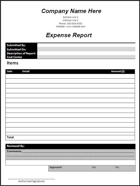 Business Report Template Free Words Templates
