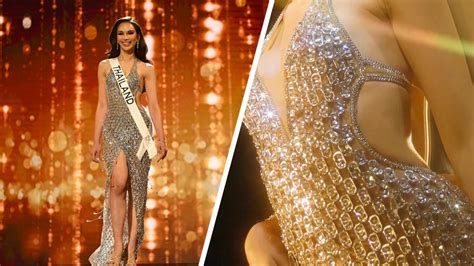 Miss Universe Thailand Worn An Evening Gown Made From Beverage Can Pull Tabs Shouts