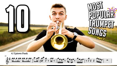 Top 10 Most Popular Trumpet Songs With Sheet Music Notes Part 2