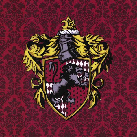 Gryffindor Crest Harry Potter Fabric Print