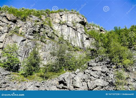 Rocks In Mountains In Sweden Scandinavia North Europe Stock Photo