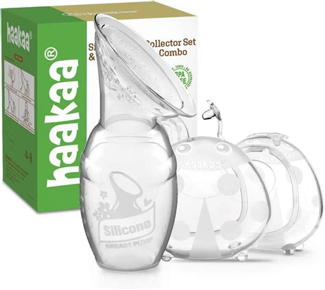 Haakaa Manual Breast Pump Ladybug Breast Milk Collector Combo Breast