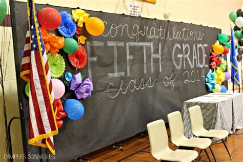 5th Grade Graduation School Gym Decorations And Teacher Ts Dimples