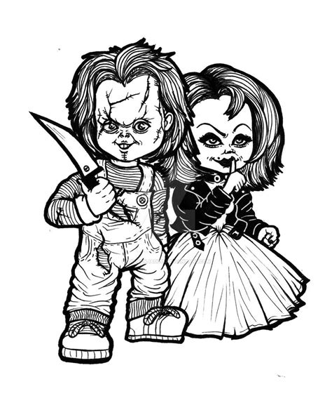 Chucky And His Bride By Laurenjade15 On Deviantart