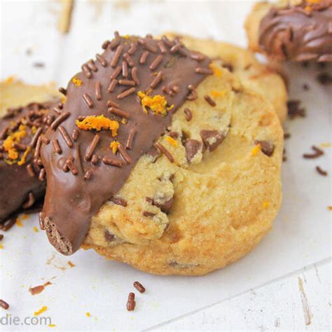 Chocolate Orange Shortbread Cookies Fat Dad Foodie