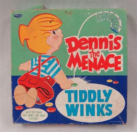 Dennis The Menace Tiddly Winks Game Vintage Games Vintage Toys