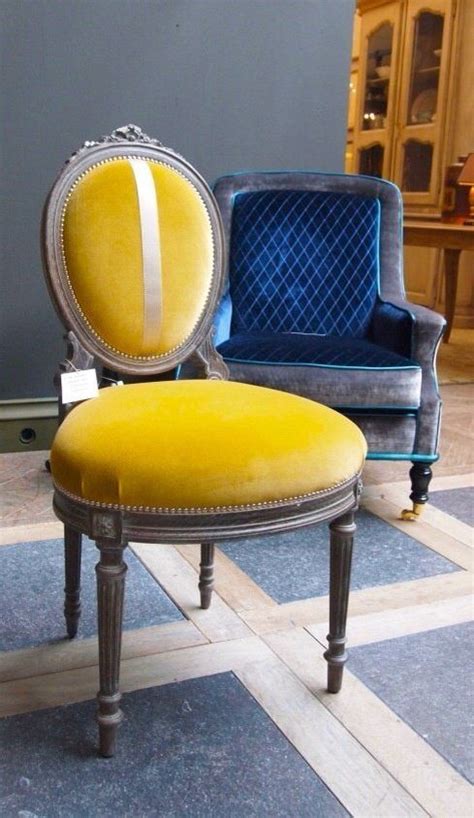 I cannot be happier with this chair. Love! Yellow velvet upholstered chair! | Upholstered ...