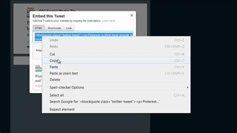 How To Embed A Tweet Embed Twitter Html To Blog Or Website Youtube