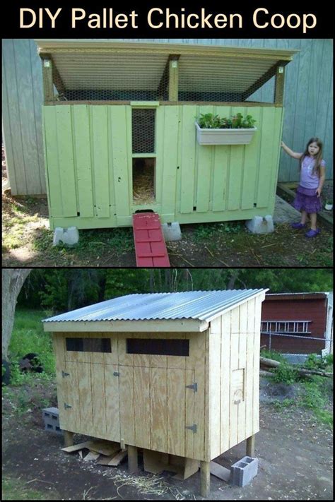 The roof is 6′ x 10′. DIY Pallet Chicken Coop | The Owner-Builder Network | Chicken coop pallets, Diy chicken coop ...