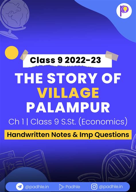 Solution The Story Of Village Palampur Padhle Class 9 Social Science