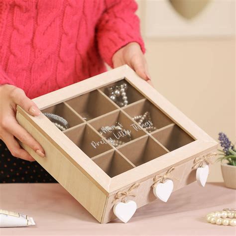 Personalised Wooden Hearts Jewellery Box By Dibor Notonthehighstreet Com