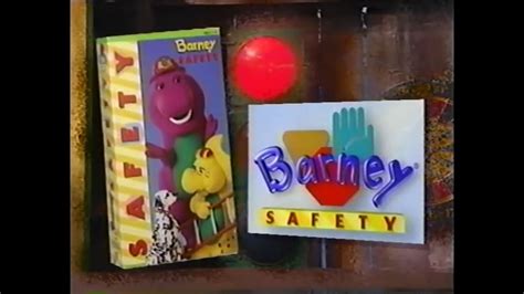 Barney Barney Safety 1995 Vhs Rip Youtube