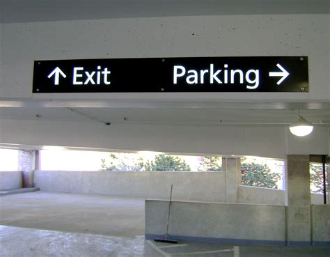 Essential Architectural Signs Parking Garage Gallery Indianapolis
