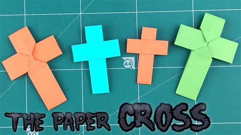 Origami Cross Paper How To Make An Easy Paper Cross Tutorials