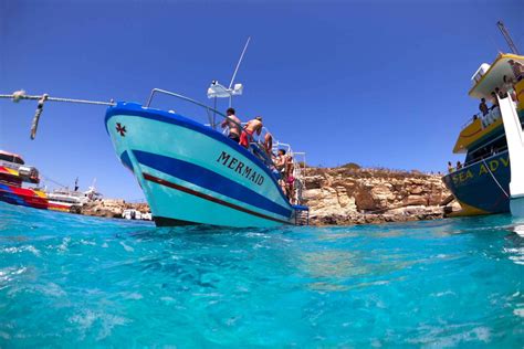 St Pauls Bay Comino Blue Lagoon Gozo And Caves Boat Tour In Malta